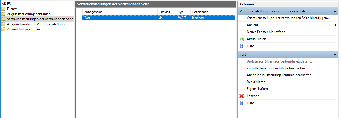 Vertrauensstellung der vertrauenden Seite