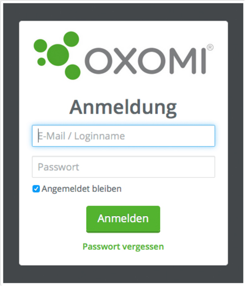 OXOMI Login