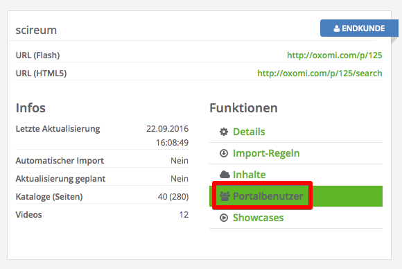 Portalbenutzer von Portal 125